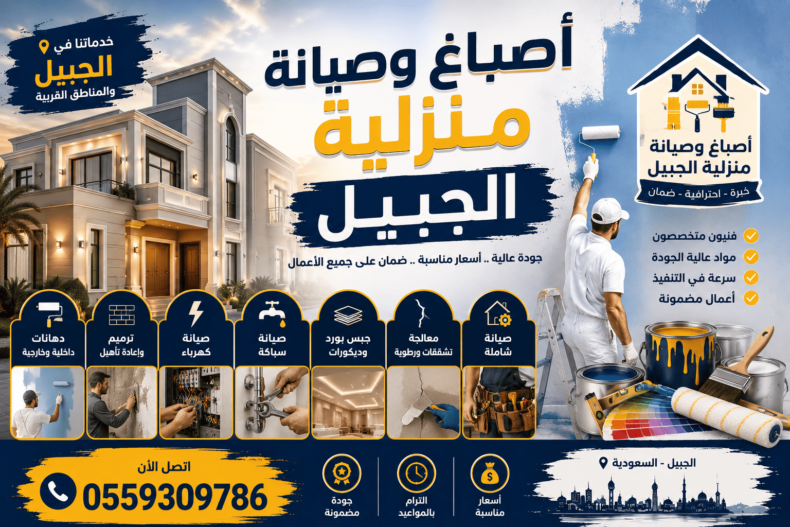أصباغ ودهانات الجبيل